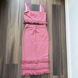 SAYLOR Dusty Rose Knit Top